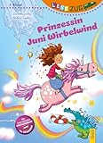 LESEZUG/1. Klasse: Prinzessin Juni Wirbelwind: Das Original: die beliebteste Reihe für Erstleser – Mit Fibelschrift für den Lesestart – Lesen lernen ... Kinder ab 6 Jahren mit Belohnungs-Stickern
